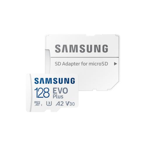 128GB SAMSUNG EVO PLUS MICROSDXC UHS-I U3 V30 A2 160MB/s MB-MC128SA/TR