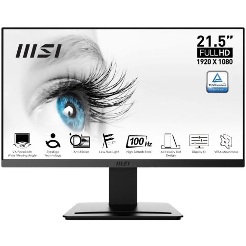 21.5 MSI PRO MP223 FHD 1MS 100HZ FLAT VA  ADAPTIVE-SYNC