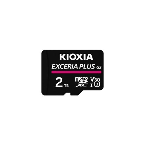 2TB EXCERIA PLUS G2 MICRO SDXC 4K 100MB/s KIOXIA LMPL2M002TG2