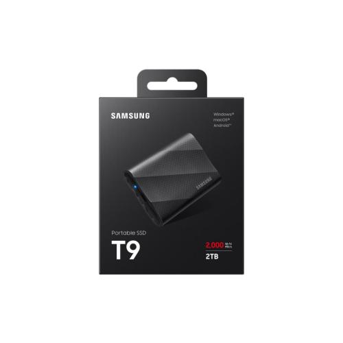 2TB SAMSUNG 2000/1950MB/s USB 3.2 GEN 2X2 TAŞINABİLİR T9 MU-PG2T0B/WW