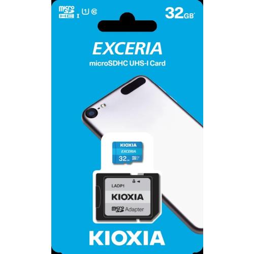 32GB MICRO SDHC C10 100MB/s KIOXIA LMEX1L032GG2