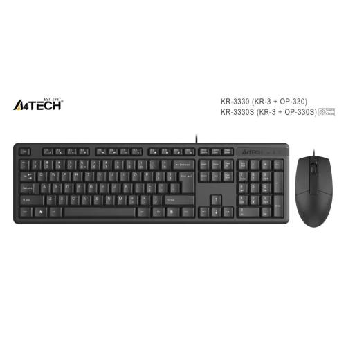 A4 TECH KR-3330 Q USB MULTIMEDYA KLAVYE MOUSE OPTİK SET