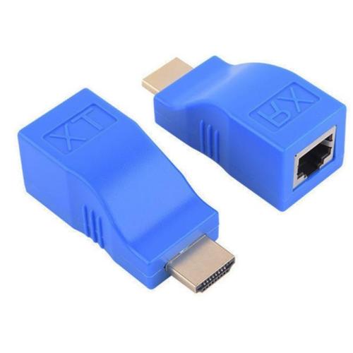 Alfais 4971 Hdmi Rj45 Cat5 6 Extender Uzatıcı Uzatma Aparatı Adaptör