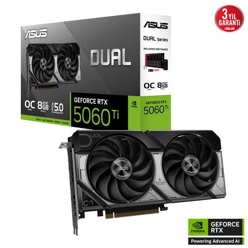 ASUS DUAL-RTX5060TI-O8G 8GB 128BIT VGA