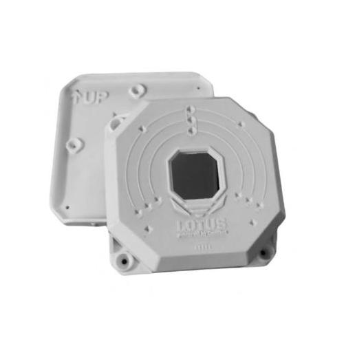CAM BOX LOTUS JB-411 BEYAZ PLASTİK KARE BUAT (TABAN DAHİL)