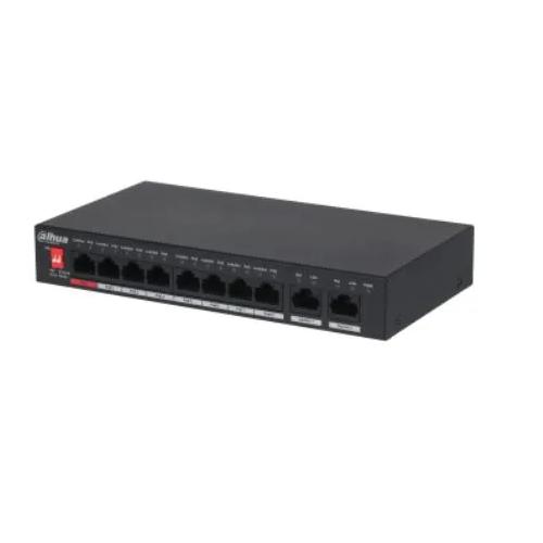 DAHUA PFS3010-8ET-96-V2 8 PORT 8XFE-2XFE 96W POE SWİTCH