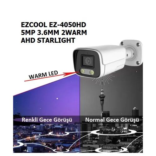 EZCOOL EZ-4050HD 5MP 3.6MM FULLCOLOR AHD BULLET KAMERA