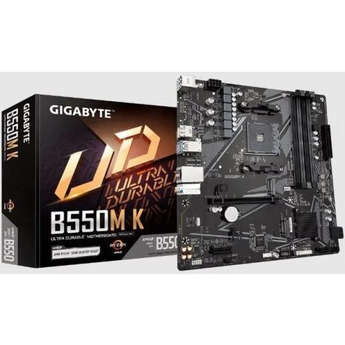 GIGABYTE B550M-K DDR4 AM4 2X M2 DP HD MATX USB 3.2 ANAKART