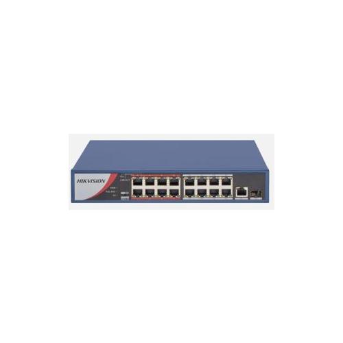 HIKVISION DS-3E0318P-E/M 16FEx1GE+1GE/SFP 130W POE SWİTCH