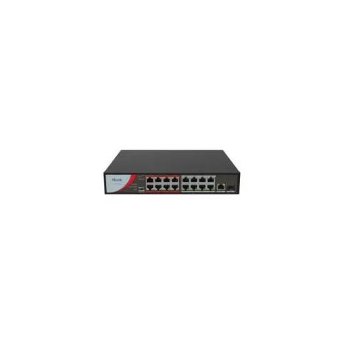 HILOOK NS-0318P-130(B) 16XFE+1xGE+1xGE/SFP YONETİLEMEZ 130W POE SWİTCH