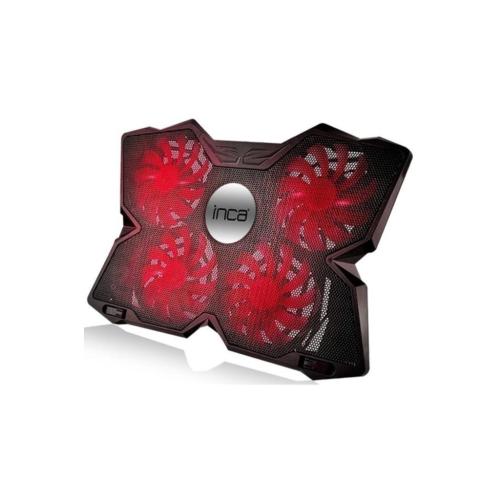 INCA INC-3280 GAMING 11-17.3" TUTACAKLI 4 FANLI KIRMIZI LEDLİ NOTEBOOK SOĞUTUCU