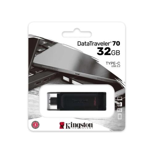KINGSTON DT70 64GB USB-C 3.2 GEN 1 TYPE-C FLASH BELLEK
