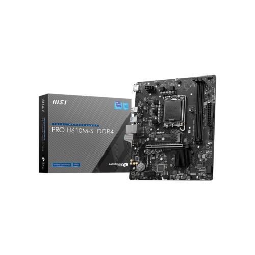 MSI PRO H610M-S DDR4 3200MHZ mATX 1700p