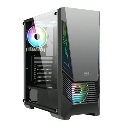 Power Boost VK-G2051S USB 3.0 ATX, ARGB Fan & Stirp Siyah Gaming Kasa (PSU Yok)