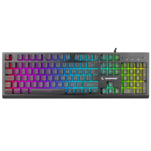 RAMPAGE MIRACLE K2 SIYAH USB RGB Q KLAVYE