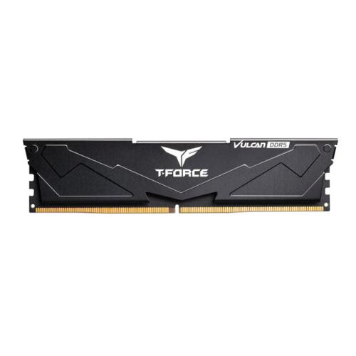 Team T-Force Vulcan Black 32GB 2x16GB 6400Mhz DDR5 CL40 Gaming Ram (FLBD532G6400HC40BDC01)
