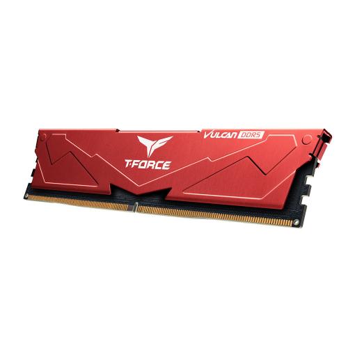 Team T-Force Vulcan Red 16GB (1x16) DDR5 CL38 Ram (FLRD516G6000HC38J01)