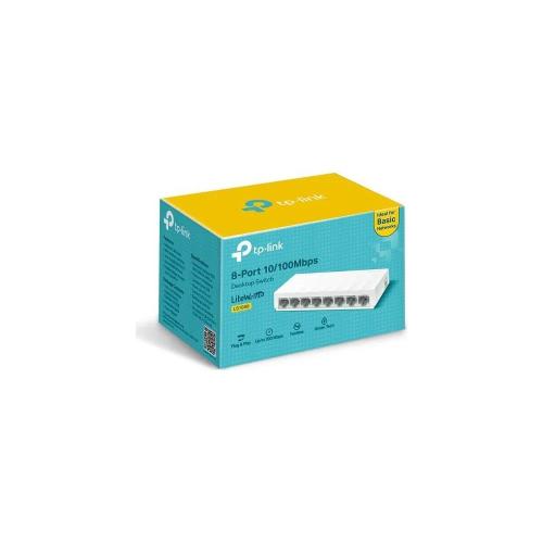 TP-LINK LS1008 8PORT 10/100 YÖNETİLEMEZ SWITCH