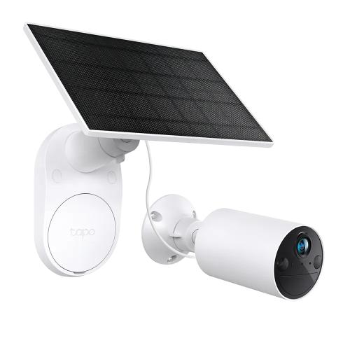 TP-LINK Tapo C410 KIT Solar Güvenlik Kamerası Dış Pil, 2K 3 MP, Renkli Gece Görüşü, MicroSD Bellek, 6400 mAh Çıkarılamaz Pil, İki Yönlü Ses, Kişi Tanıma, Alexa&Google Assistant, 2,4 GHz