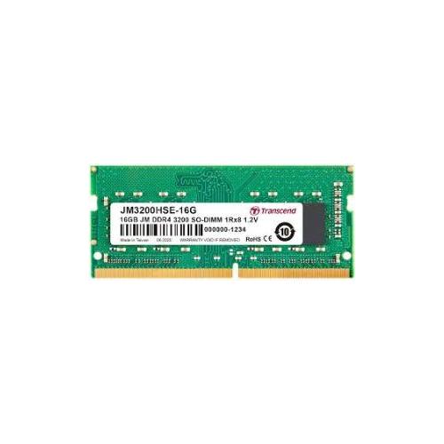 Transcend 16GB(1x16GB) 3200Mhz SODIMM CL22 DDR4 Notebook Ram (JM3200HSE-16G)