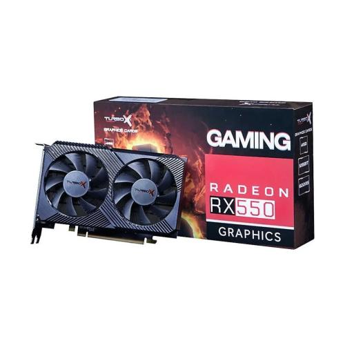 TURBOX ARCADE HERO M RX550 AMD GDDR5 128BIT VGA.DVI.HDMI TEK FAN 4GB EKRAN KARTI (BOX)