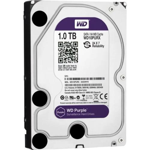 WD PURPLE WD10PURX 64MB 1TB 3.5" SATA 7/24 HDD